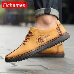 2021 Classic Comfortable Men Casual Shoes Quality Split Leather Shoes Slip On Lazy Shoes Fashion Moccasins Flats Shoes Plus Size