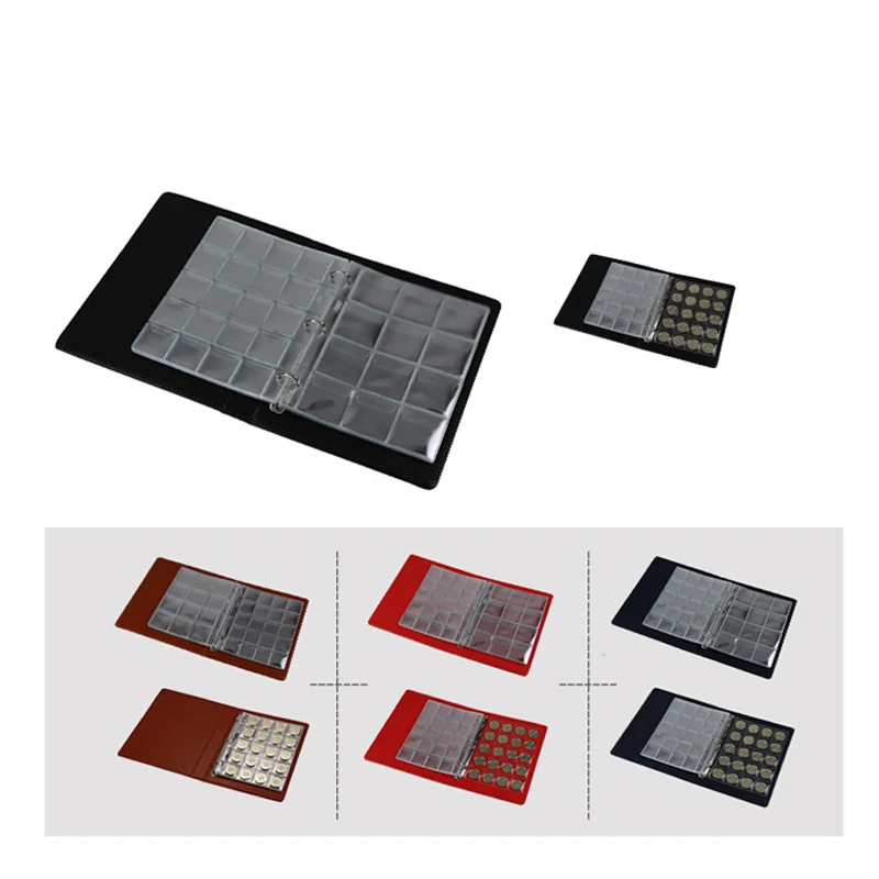 PCCB 12/20 Grid COIN POCKET Album Binder And INSERT PAGE
