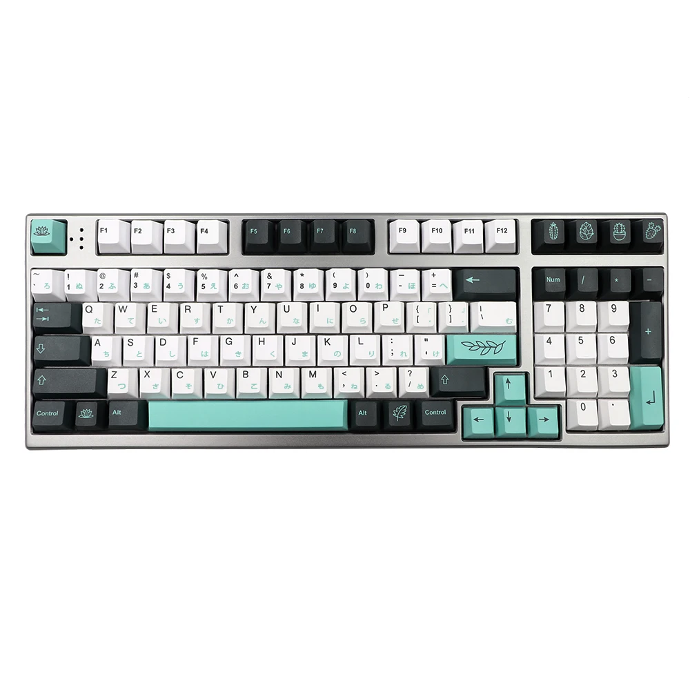 GMK-KEY 보태니컬 2 키캡 체리 프로파일 염료 서브 베드 키캡, DZ60 GK61 71 84 96 108 기계식 키보드 K70 G710 + 키캡