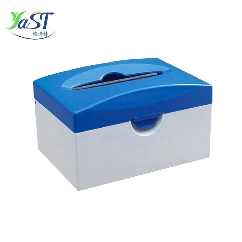 YAST 1pcs Dental Post Mount Utility Paper Tissue Box 3 Colorway For Dental Unit Dentist And Patient