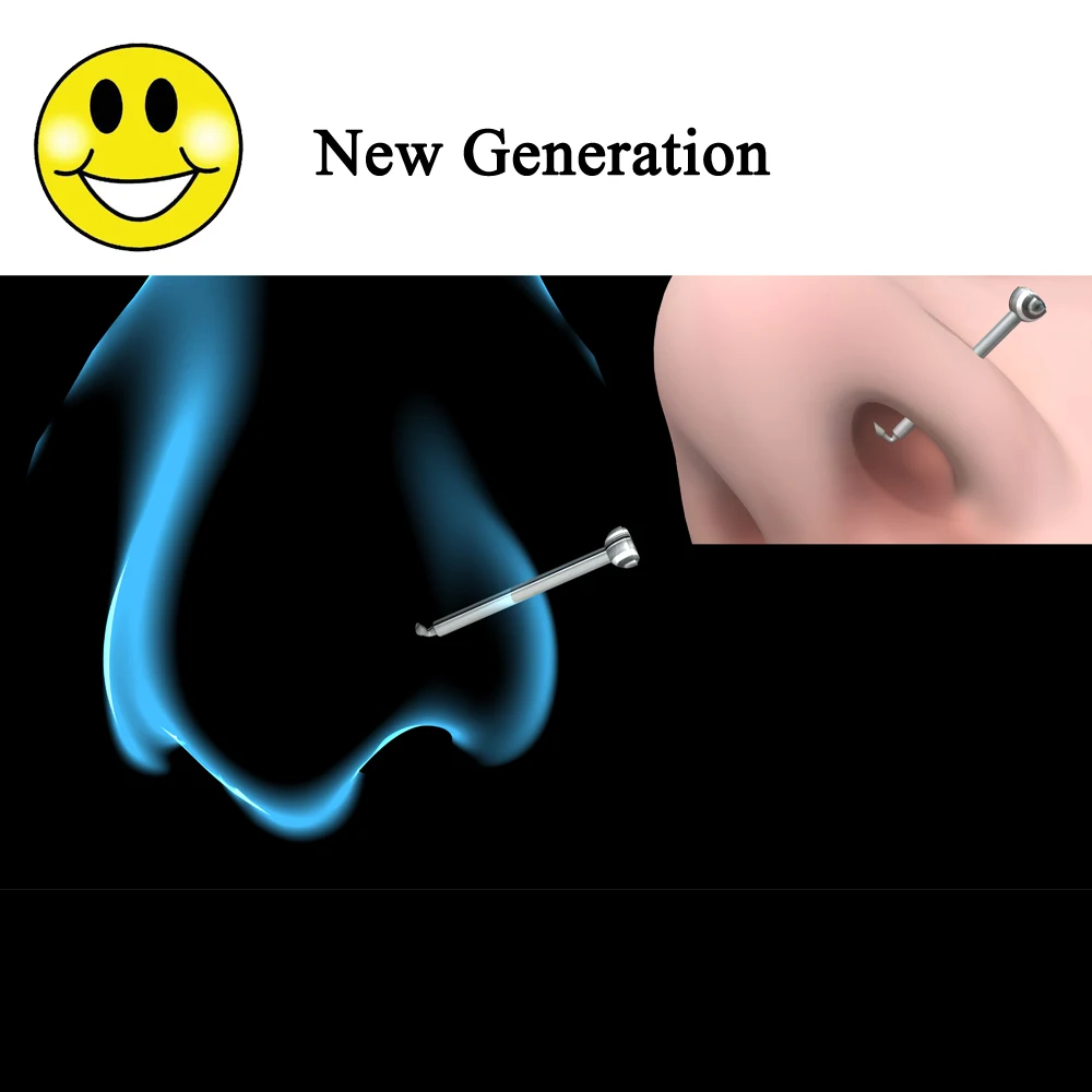 Disposable Safe Sterile Piercing Unit for Gem Nose Studs