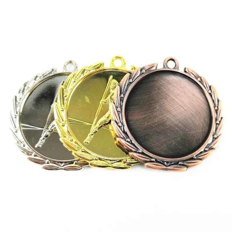 gouden medaille sportmedaille Man Javelin Sports Javelin Competitie Metalen medaille Goudfolie medaille Goud en zilver Brons Schoolfabriek