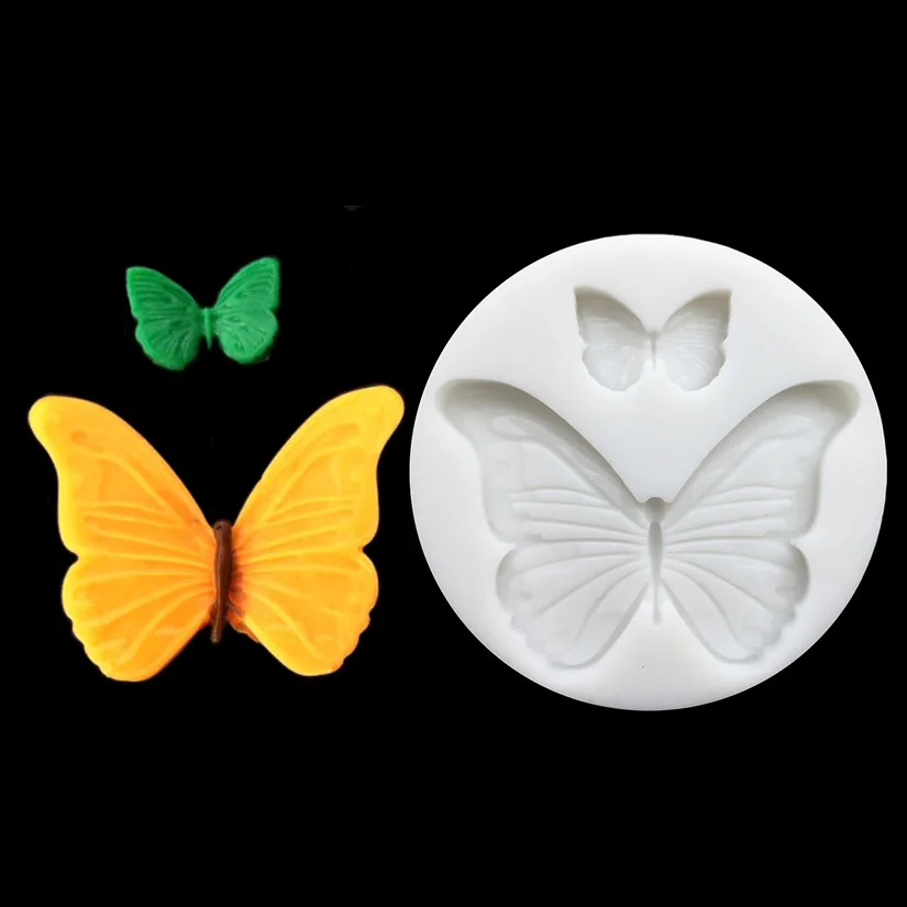 Butterfly Silicone Mold Sugarcraft Fondant Cake Decorating Tools Cupcake Baking Mold