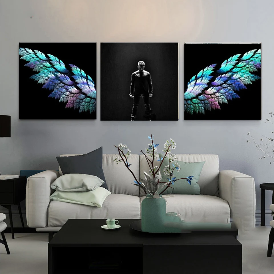 5D Diamond Painting Angel Wings Mosaic Rhinestone Kits Handmade DIY full square round Diamond Embroidery icon Decor home,R100