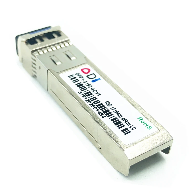 Transceptor de fibra dual SFP, 10G, LC, 40KM, 1310nm, sfp + 40KM, grado Industrial, compatible con Bluetooth, 40-85 Celsius