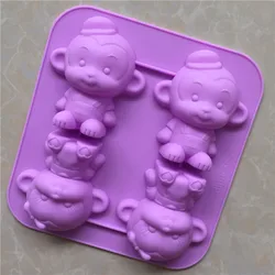 Monkey Silicone Soap Cake Mould, Xg056