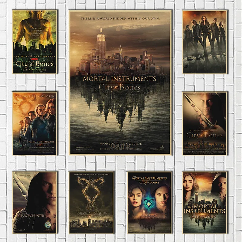 Shadowhunters The Mortal Instruments Kraft Paper Posters Art Painting Wall Pictures For Living Room Decoration Home Decor