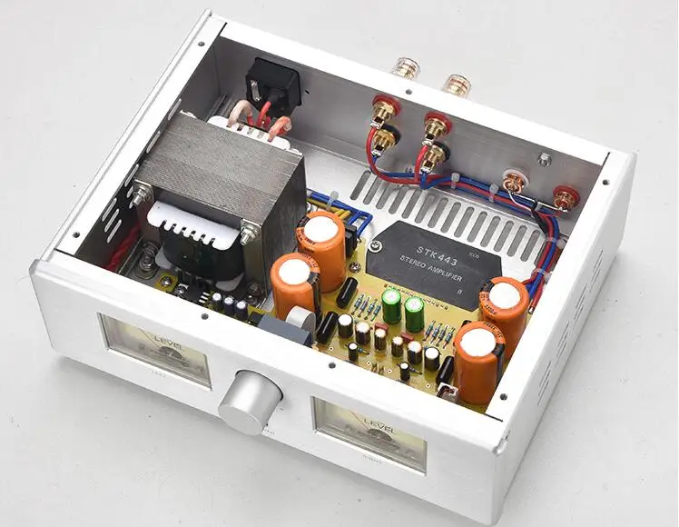 BRZHIFI-فيلم سميك جديد Sanyo STK443 ، ريترو ، هاي فاي ، مقياس مزدوج ، مكبر صوت ، بلوتوث اختياري