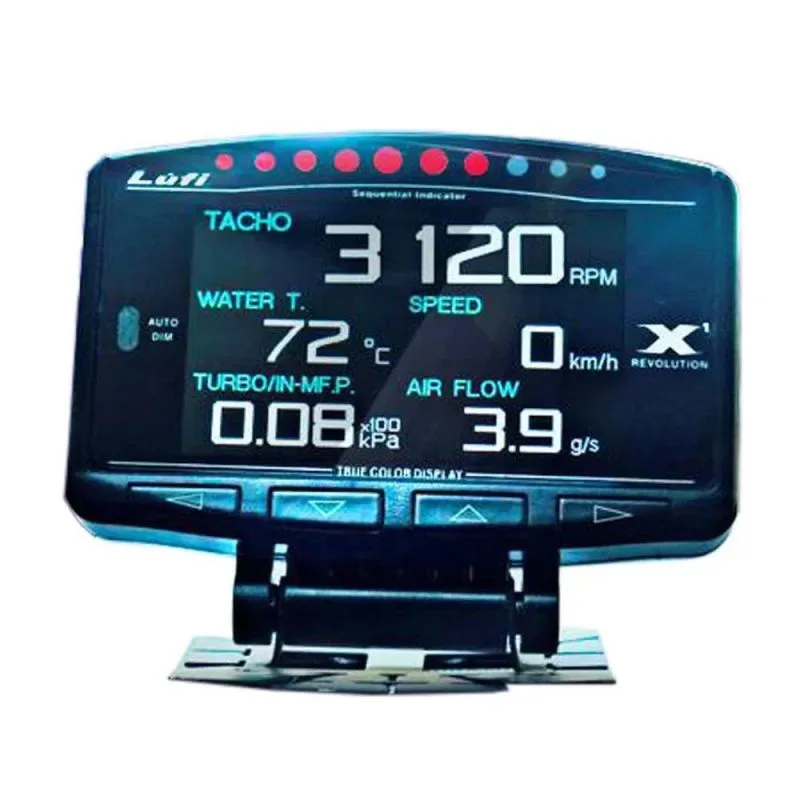 [Lufi X1] Revolution OBD OBD2 Smart Digital Multi Meter Gauge (International/English Version)