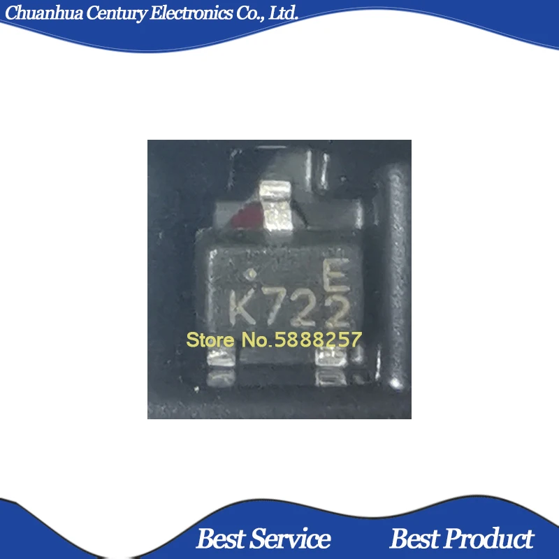 정품 및 신제품 재고 있음, 50 개/몫, 2N7002KW R1 2N7002 K72 SOT323