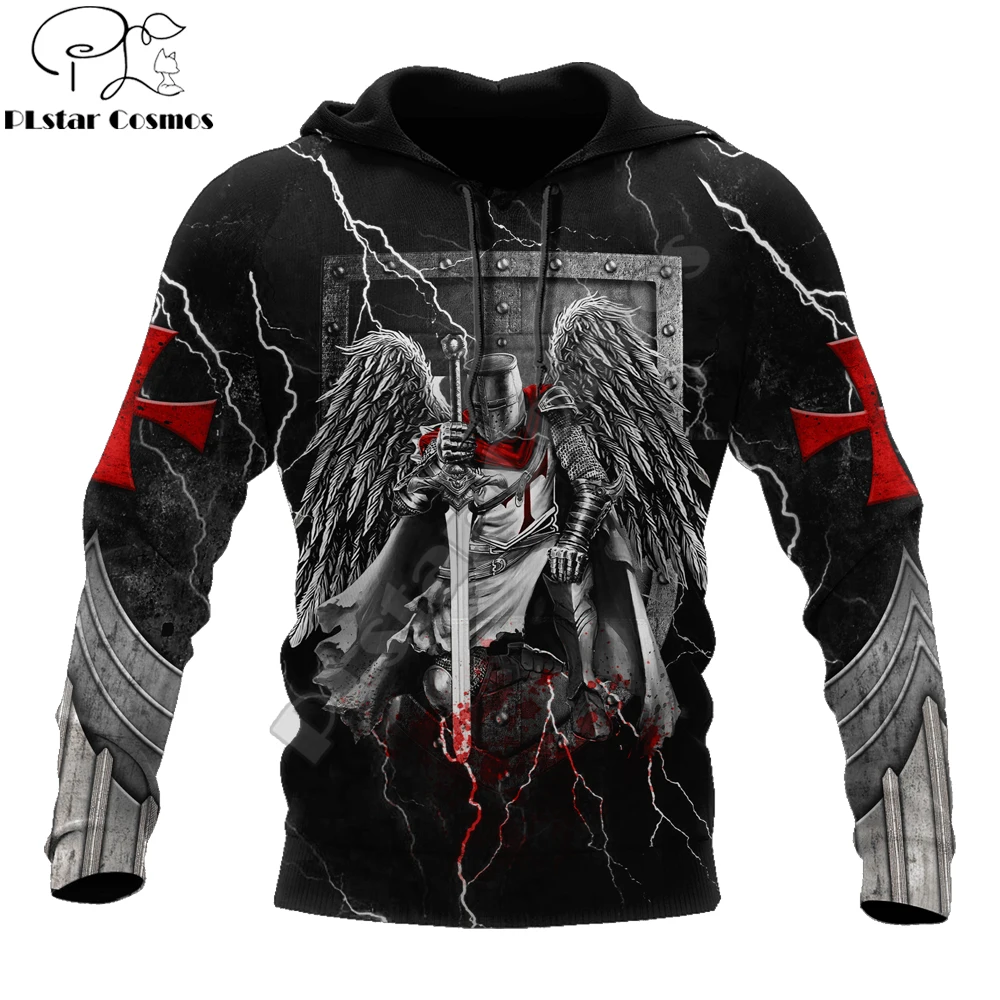 

Knight templar 3D All Over Printed Men Hoodie Armor Style Unisex Deluxe Hoodies Zip Pullover Casual Jacket Tracksuit KJ386