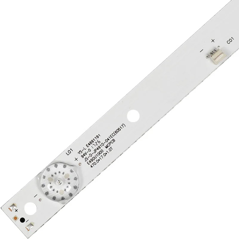 Tira de lámpara para televisor, accesorio adecuado para Leroy 49AX3000 TV JS-D-JP4910-041EC 60517 E49DU1000
