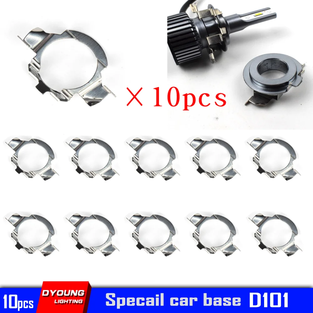 

H7 Adapter Headlamp Socket Car Led Bulb Holder Lamp Base For Volkswagen BMW Audi Mercedes-Benz Nissan 10PCS D101 Hot Sale Dyoung