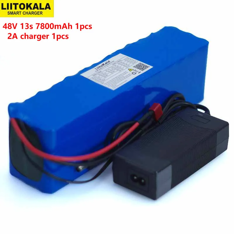 

LiitoKala 48V 7.8ah 13s3p High Power 18650 Battery Electric Vehicle Electric Motorcycle DIY Battery BMS Protection+2A Charger