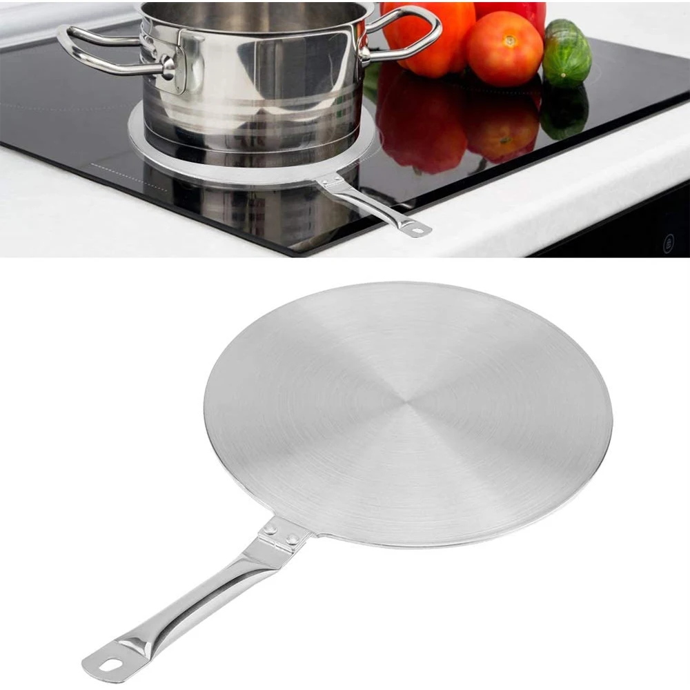 Kitchen Induction Cooker Heat Conduction Plate Stainless Steel Induction Cooker Converter Kitchen Stove Accessories