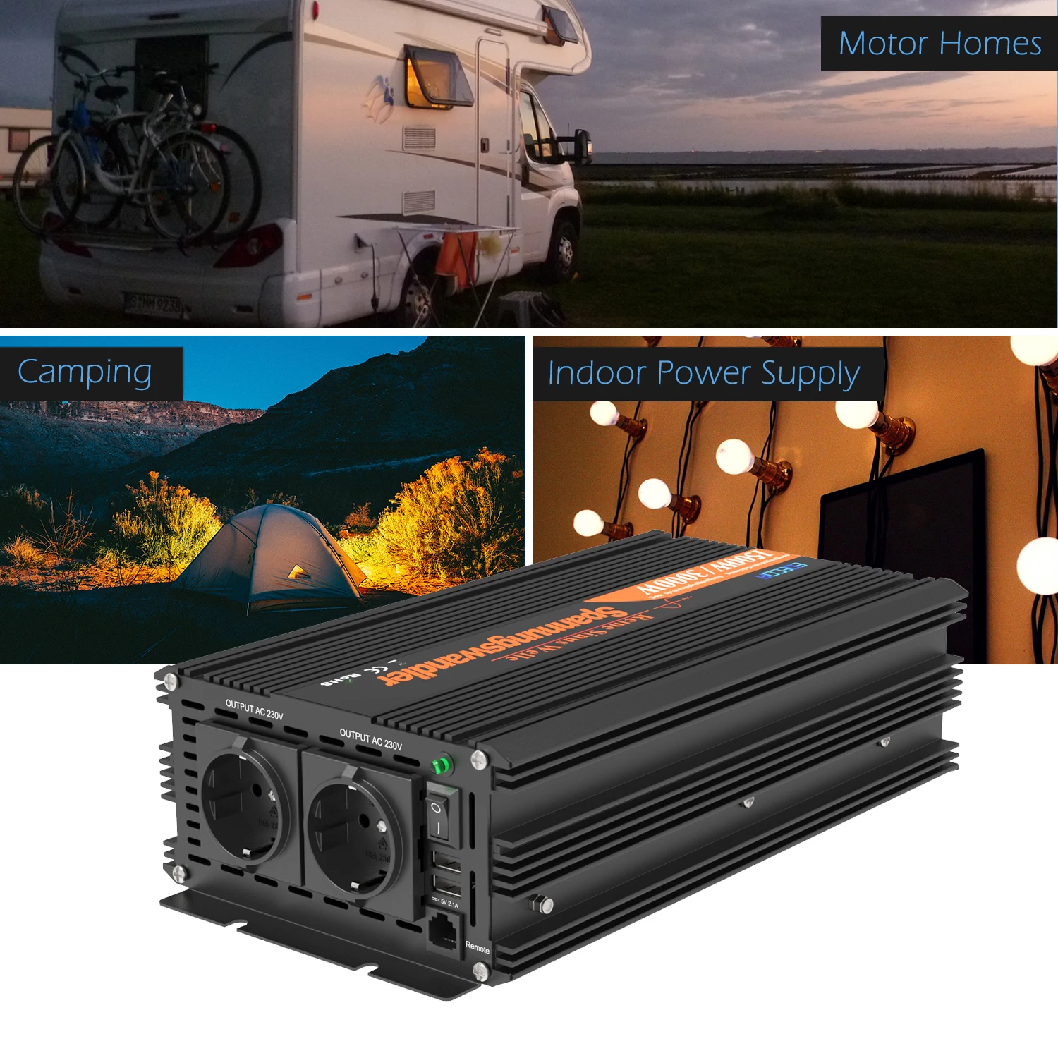 INVERSOR EDECOA 1500W/2500W