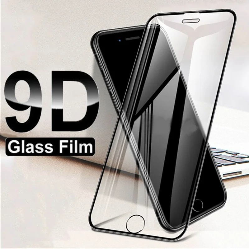 Full Cover Tempered Glass For iPhone 7 8 6 6s Plus SE 2020 Screen Protector