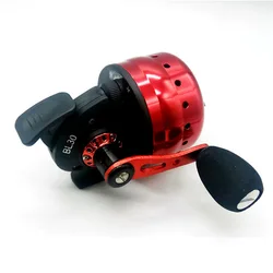 Fishing Spincast Reel 4+1BB Metal Spool BL30 Outdoor Slingshot REEL Shooting with PE Line 45M