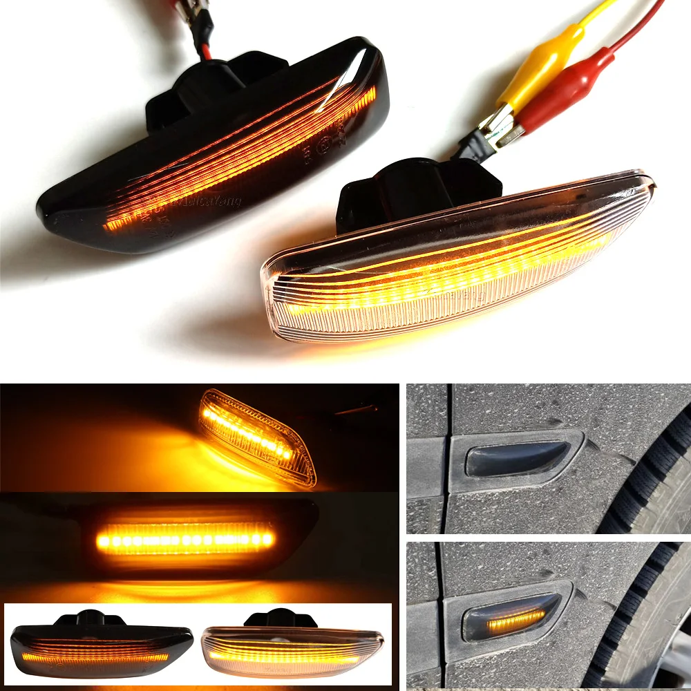 LED Side Marker Light Lamp for Volvo S60 S80 V70 XC70 XC90 MK1 White LED Under Mirror Light Puddle Lamp