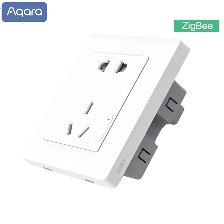 Aqara inteligentna ściana gniazdo Zigbee Wifi Remotel Control bezprzewodowy przełącznik pracy dla inteligentne zestawy do domu dla Xiaomi Mijia