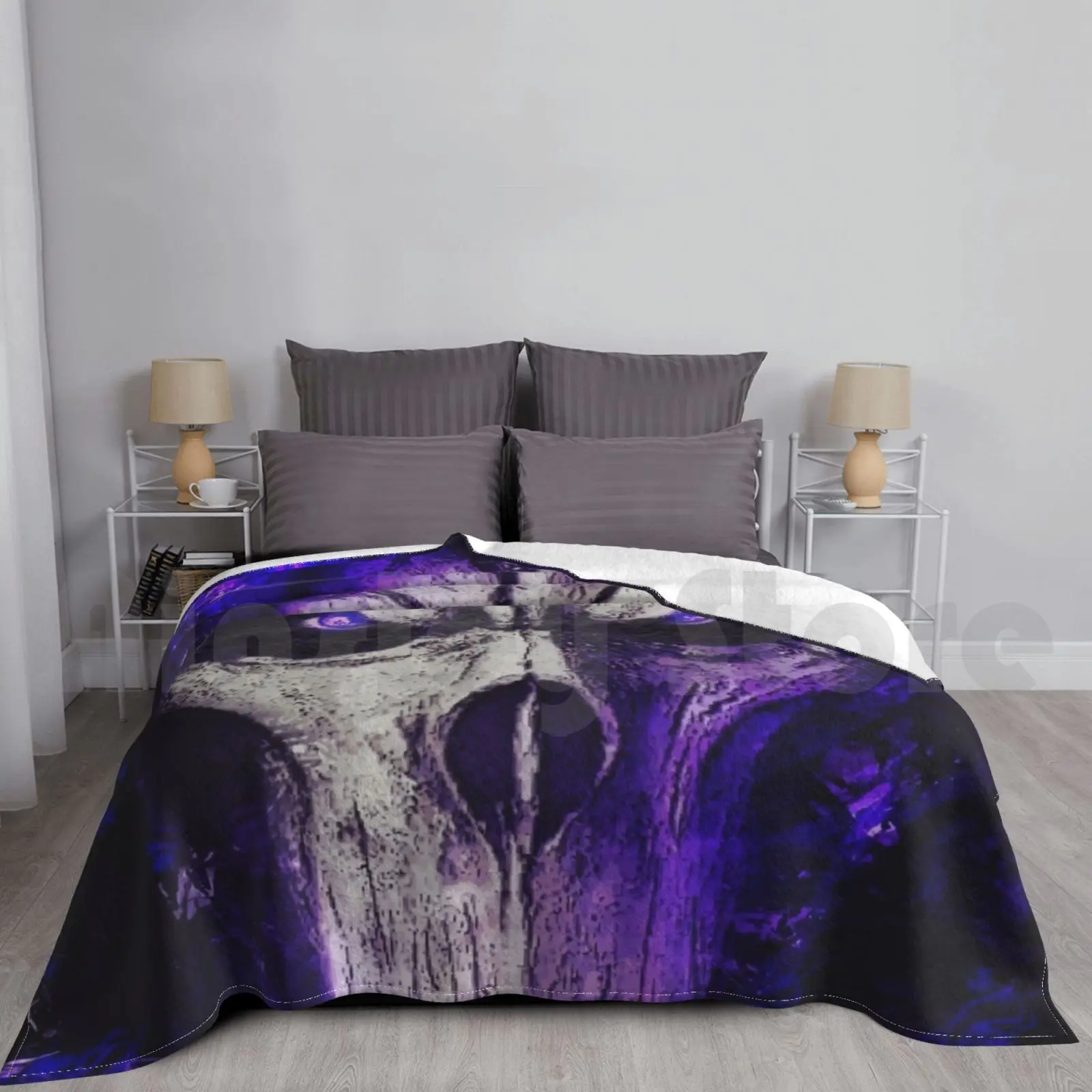 Darksiders 2 Cobertor de Morte Para Sofá Cama Viagem Dark Siders 2 Darksiders Darksiders2 Morte Roxo
