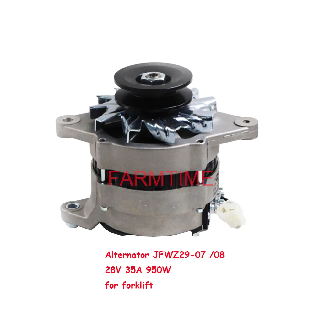 

Alternator JFWZ29-07 /08 28V 35A 950W for engine CHAOCHAI 4102 for forklift