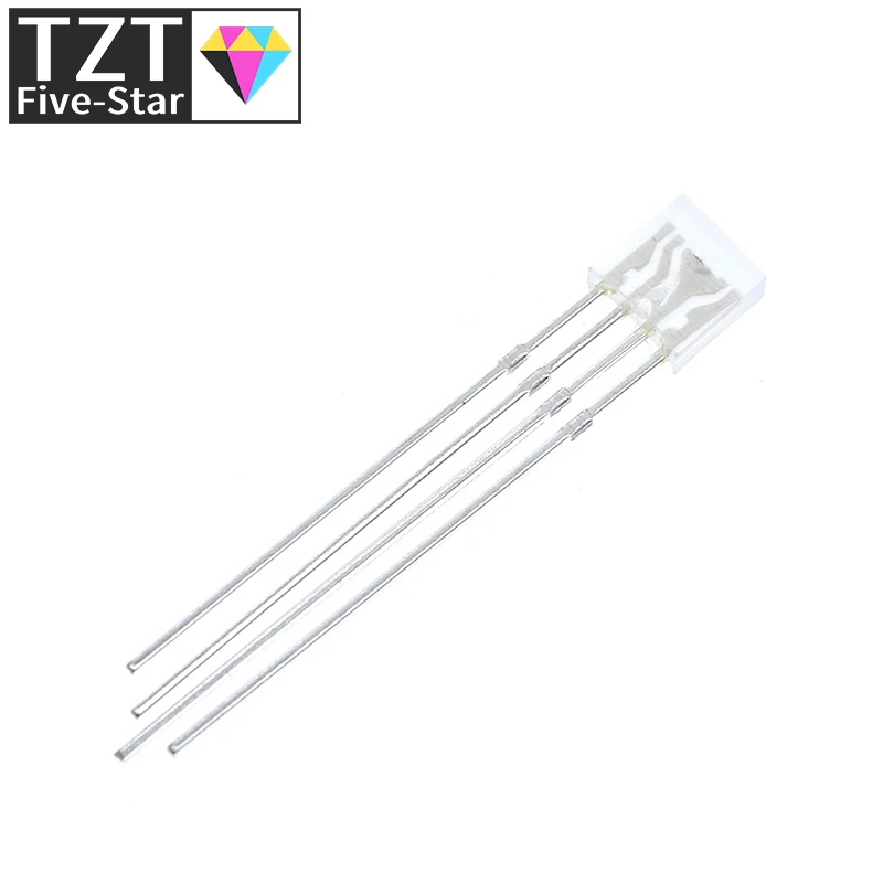 100 Stück Rechteckige LEDs 255 Dioden RGB LED Diffuse Kathode / Anode Quadratisch 2*5*5mm Rot Grün Blau Leuchtdioden DIY Diodo – Detail 6