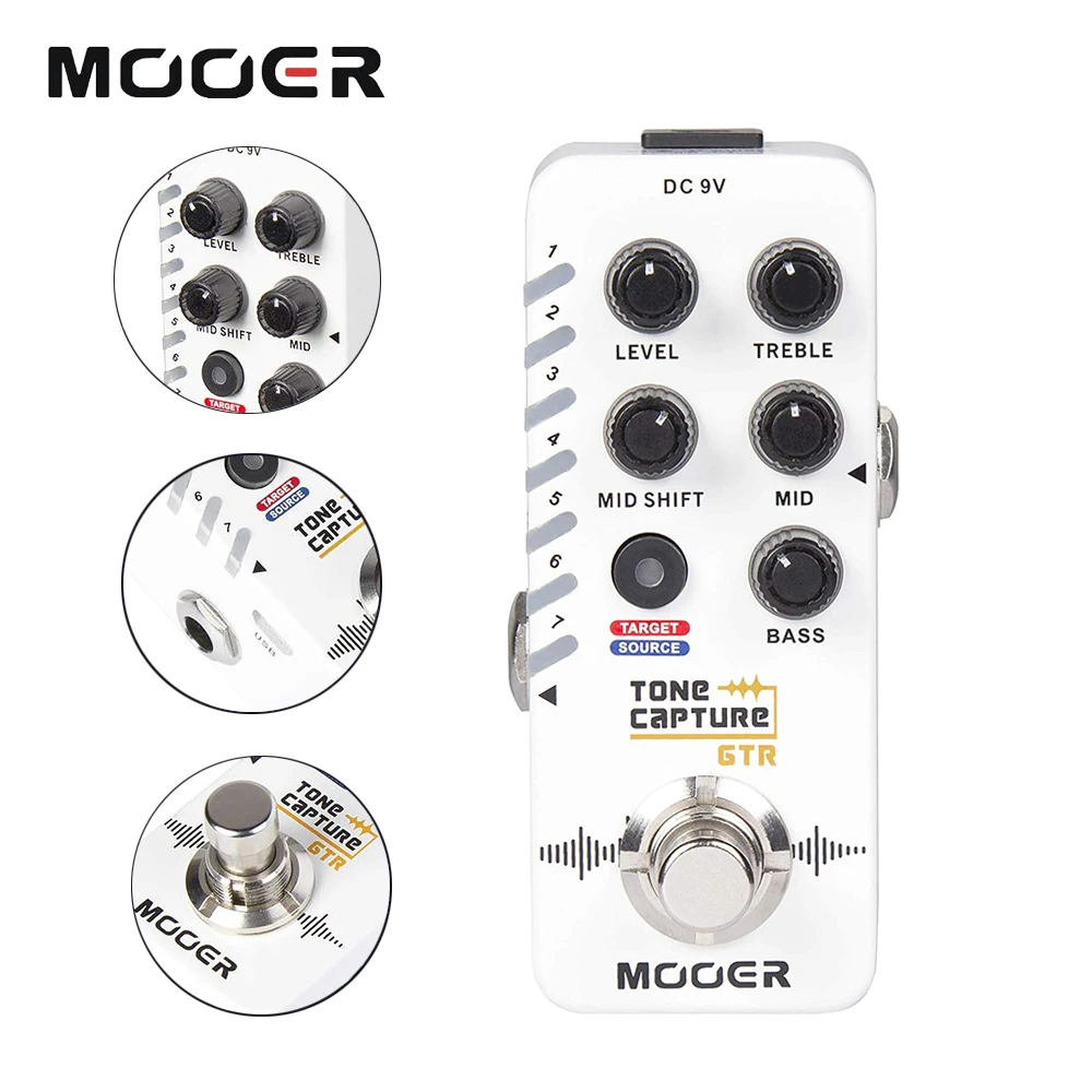 Mooer Mch1 Ensemble Chorus Pedals Guitar Parts Accessories E7 Synth A7 Ambient Reverb Tone Capture Gtr Electric Music Pedal