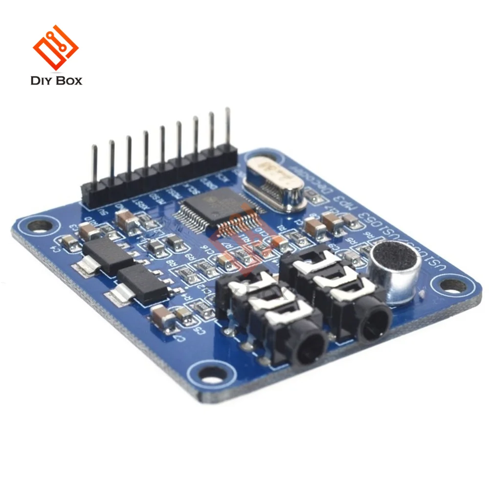 VS1003B VS1053 MP3 Decodering Module Development Board VS1053b VS1053 Ic Onboard Opname Functie Spi-interface