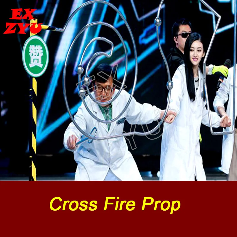 Cross Fire Prop real life escape room go through all the sliderway to unlock to unlock the chamber room EXZYU