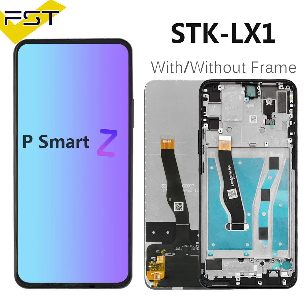 

6.59" For Huawei P Smart Z LCD Display Touch Screen For Honor 9X LCD STK-LX1 STK-L22 HLK-AL00 TL00 Digitizer Replacement Parts