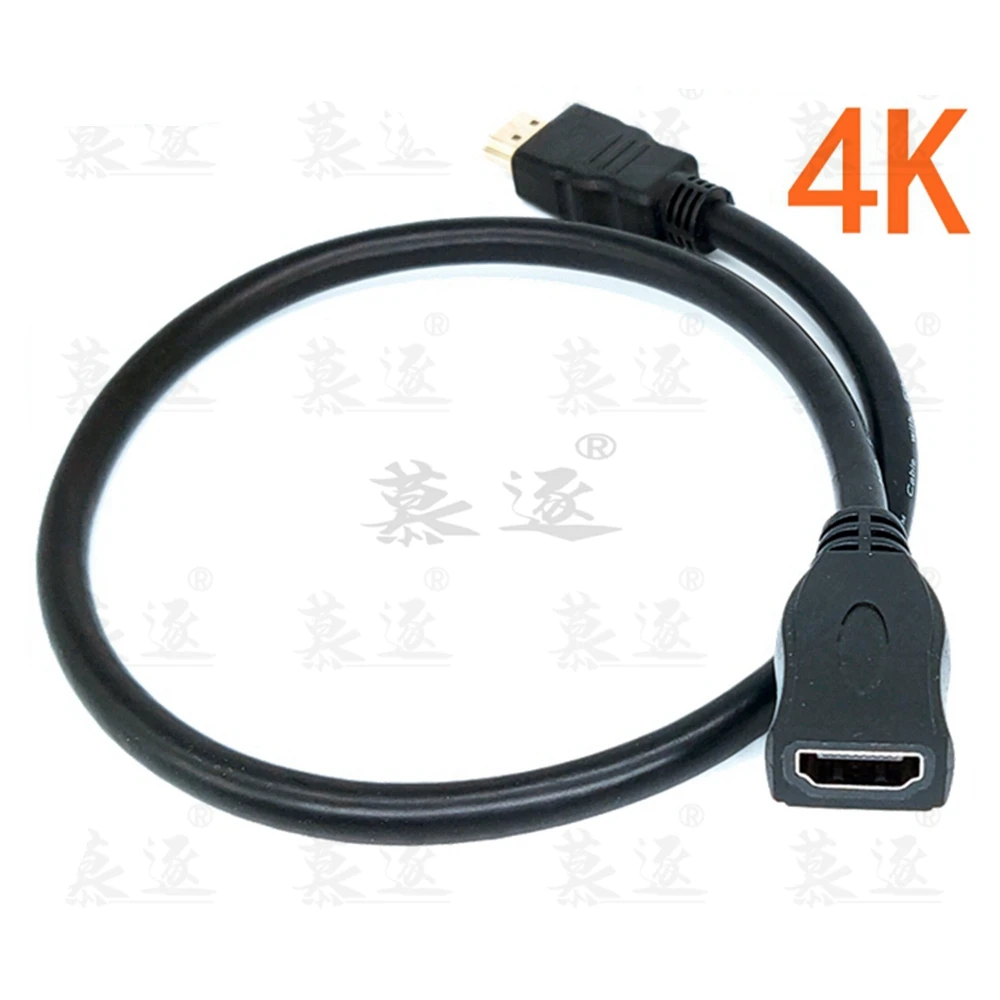 4K Verlängerung Kabel Männlich zu Weiblich HD-kompatibel Extender Adapter Kabel 0,3 M 0,5 m für PC PS3 PS4 PC TV Laptop Projek