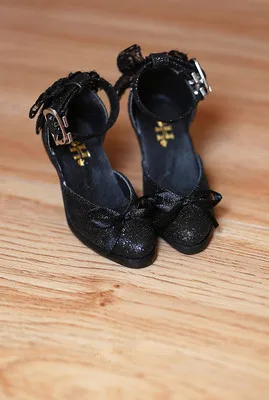 

BJD doll shoes fit 1/3 SD10 sizefashion bow Yip Loli dress high heels high heels versatile shoes are optional in pink and black