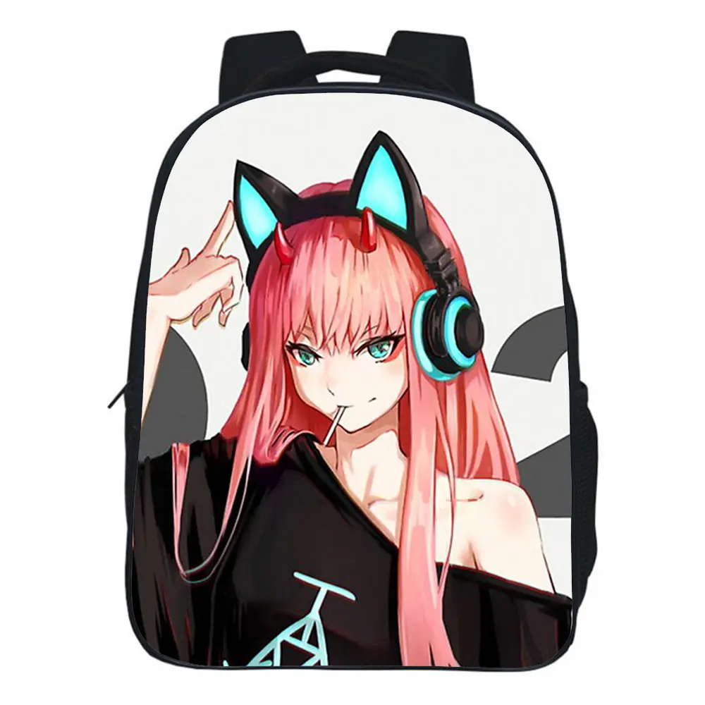 Banana fish backpack boys girls bag Double-layer backpack teen schoolbag Unisex rucksack mochila 12 inch. Support custom logo