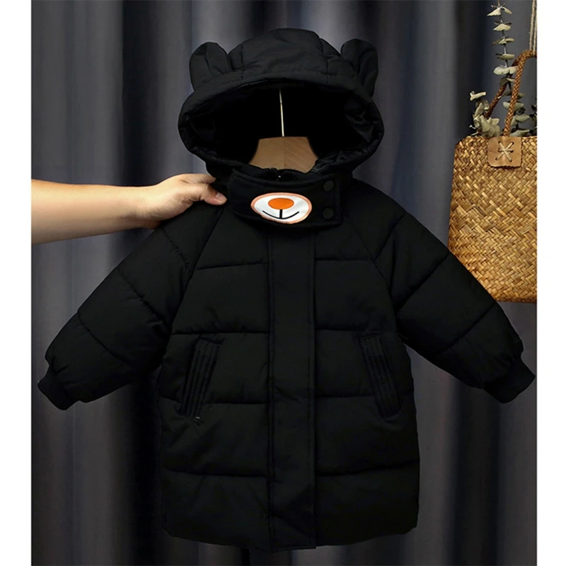 CROAL CHERIE Warm Bear Jacket For Kids Girls Boys Parka Girls Jacket Hood Winter Children Jacket Winter Fall Toddler Outerwear