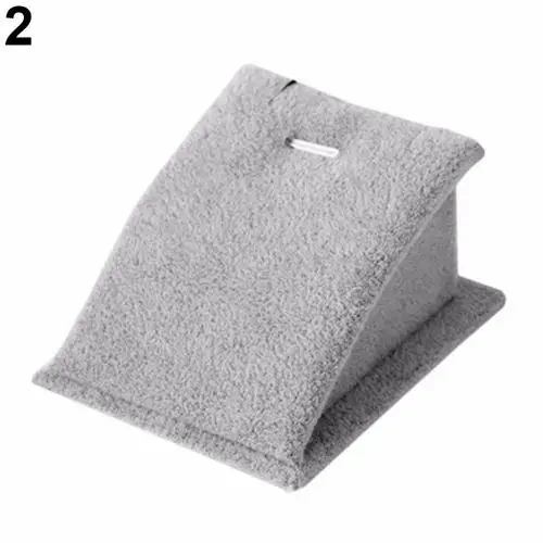 1Pc Jewelry Stand Holder for Counter Show Props Pendants Necklaces Chains Gifts Organizer Velvet Mini Protable Display Rack