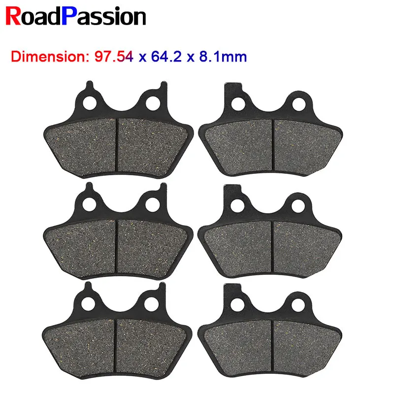 

Motorcycle Front and Rear Brake Pads For HARLEY FXDI Super Gide FXDLI Low Rider Cast Spoke wheel FXDCI Superglide Custom FXST