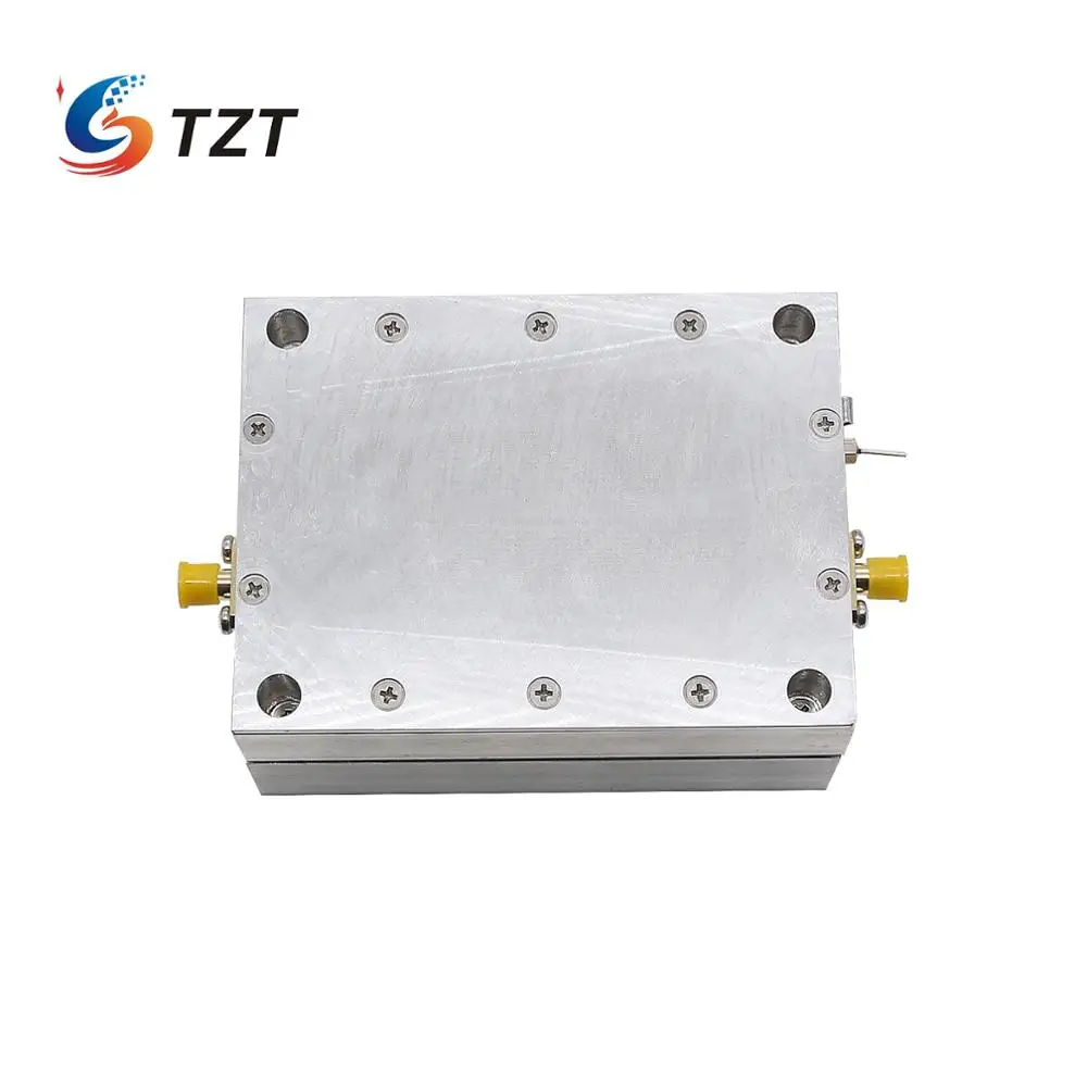 TZT DTMB amplificador lineal RF para TV Digital, amplificador de potencia RF de 50-1100MHz, Clase A, 4W, 36dBm, con disipador térmico