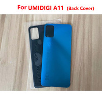 KOSPPLHZ New For UMIDIGI A11 Back Glass Cover For UMIDIGI A11 Battery Cover Glass Panel