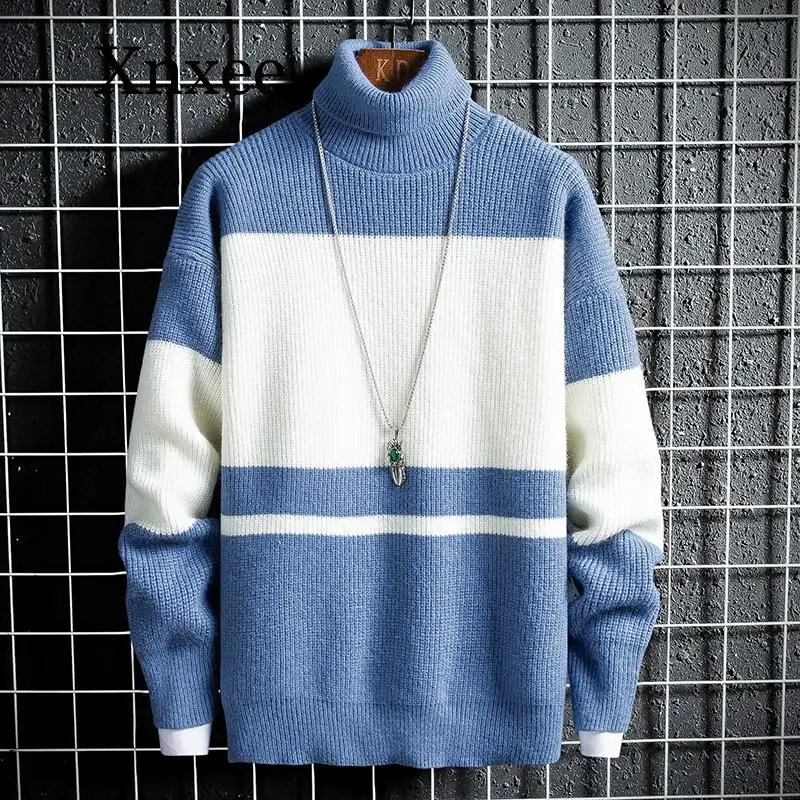 

Men sweater new arrival autumn winter Soft Sweater Thick Knitted Pullover Korean harajuku sweaters warm wool clothing student