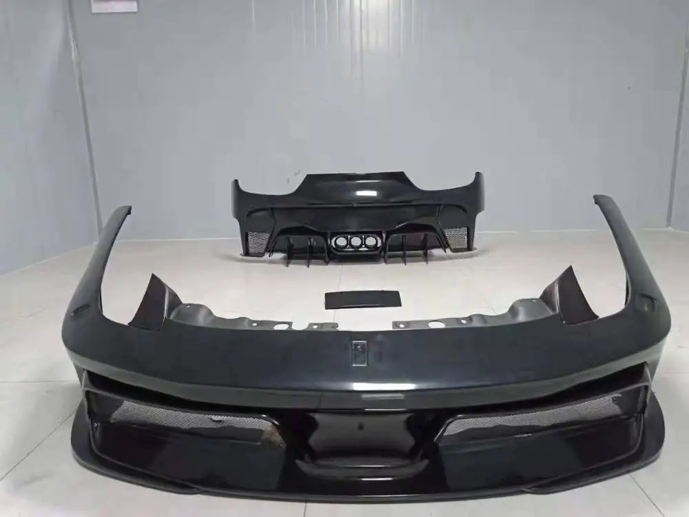 V design body kit for Ferrari 458 italia front bumper rear bumper perfect fitment