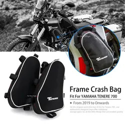 Barras de choque para marco de motocicleta, bolsa impermeable para herramientas de reparación de parachoques, bolsa de colocación para Yamaha TENERE 700, Tenere700, XTZ T 700, T700, T7, 7