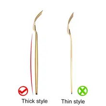 Gold Cutlery Set Forks Spoons Knives Stainless Steel #2