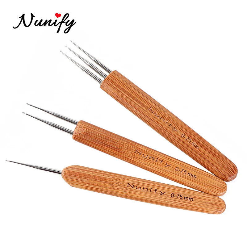 0.5Mm 0.75Mm Dreadlock Needle 1Pcs Crochet Hook For Dread Hair New Brand Quality Hook Needle For Crochet Braids