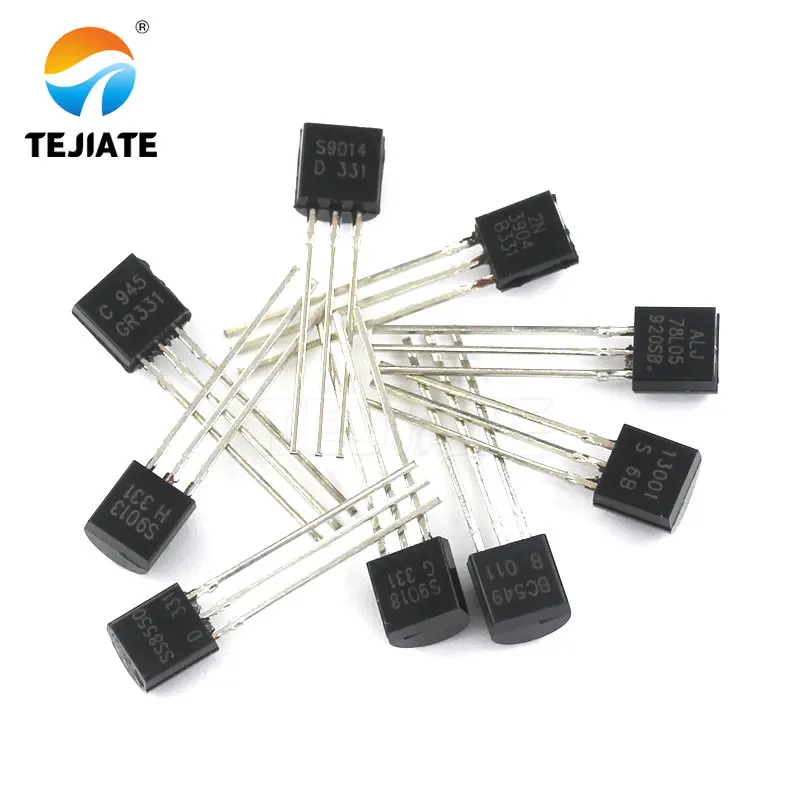 Plug-in triode S8050 SS8050/S9014/2N3904 NPN power transistor directly inserted TO-92 78L05 2N55 2N222 BC547B