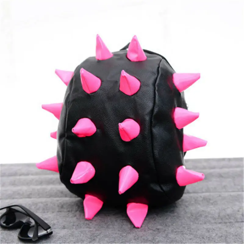 Boy Girl Hedgehog Spike Backpacks Spiky Punk Shoulder Bags School