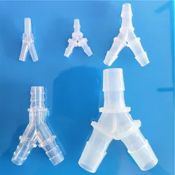 18 Sizes 2.4-19.5mm Equal Y Type Hose Tee Plastic Silicone Tube Water Pipe Connectors S751 Joint Aquarium Parts Drop Shipping