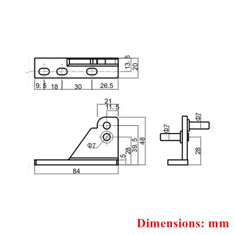 1 pcs Refrigerator hinge freezer automatic shutters snow accessories freezer chain hinge door hook for Furniture Hardware