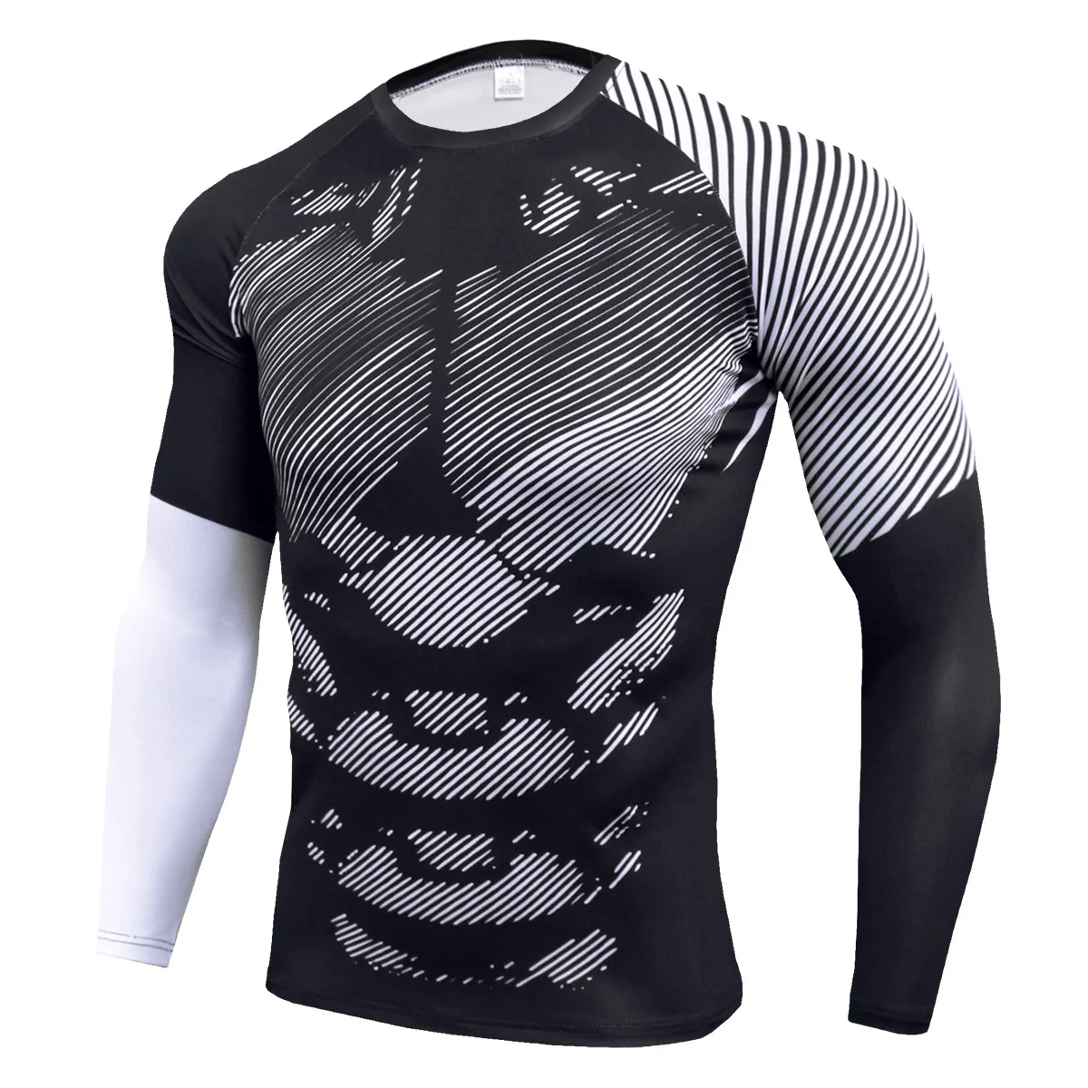 Quick Dry Men's Compression T-Shirt Running Shirt Crossfit Sport Workout Tight Long Sleeve Jogging Training Gym Fitness T Shirts