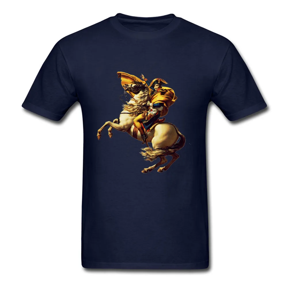 

Napoleon Bonaparte Ride Horse Portrait T-Shirt. Summer Cotton O-Neck Short Sleeve Men's T Shirt New S-3XL Tops Cool Tee Shirt